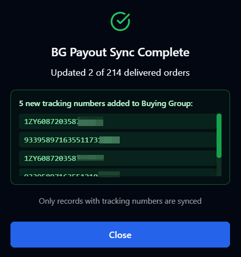 Buying Group Integration